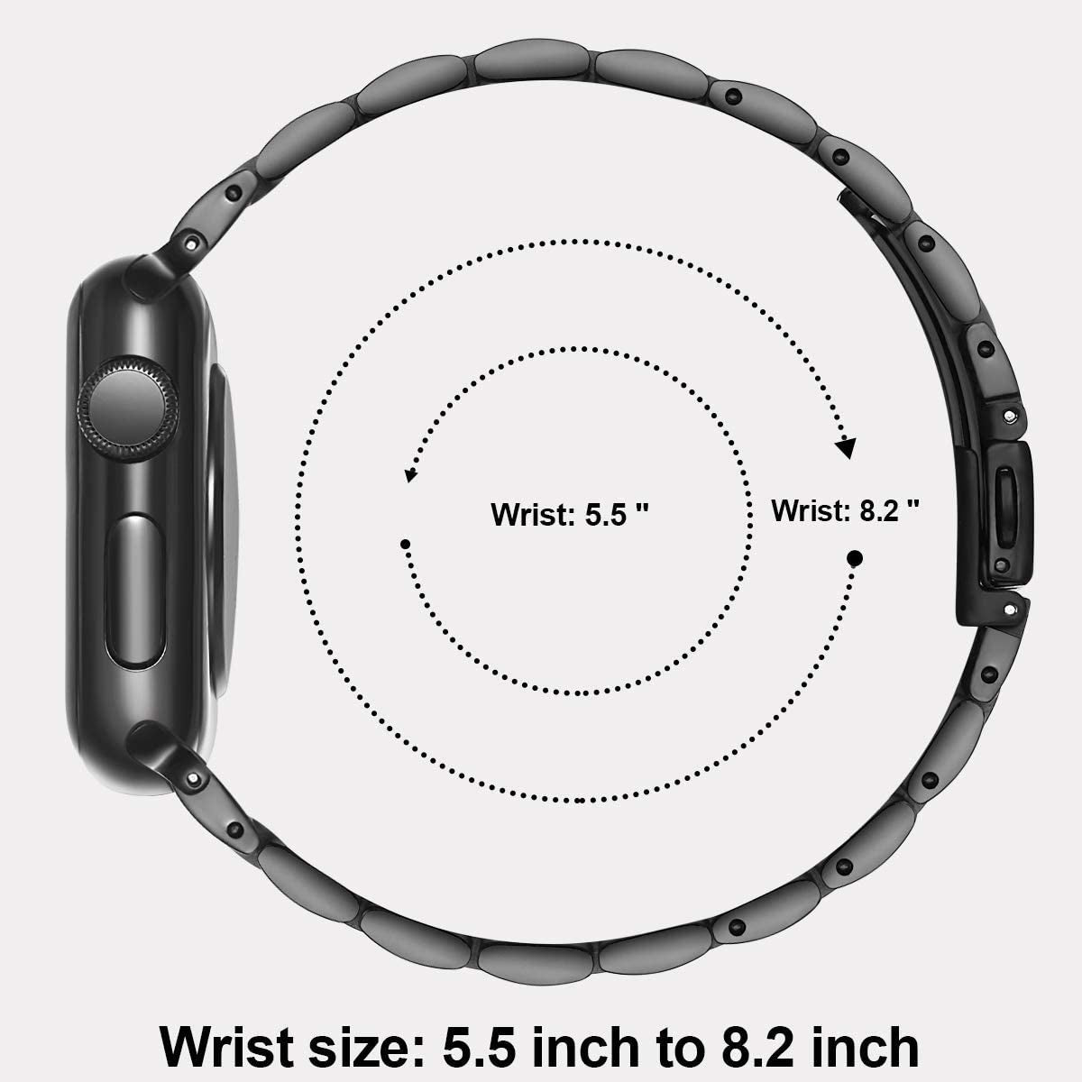 Stainless Steel Wicker Apple Watch Band
