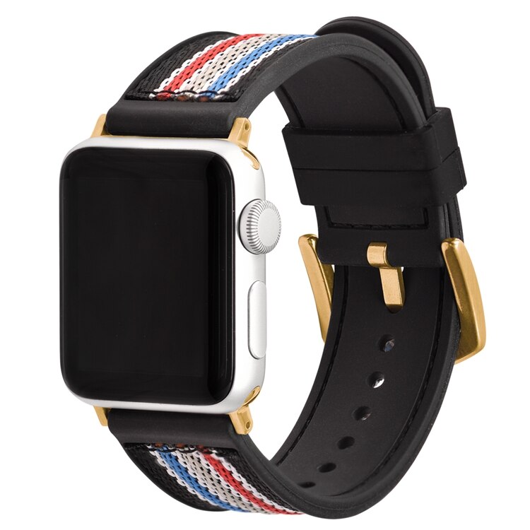 Silicone + Nylon Apple Watch Band