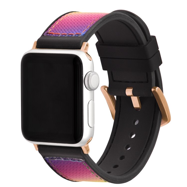 Silicone + Nylon Apple Watch Band
