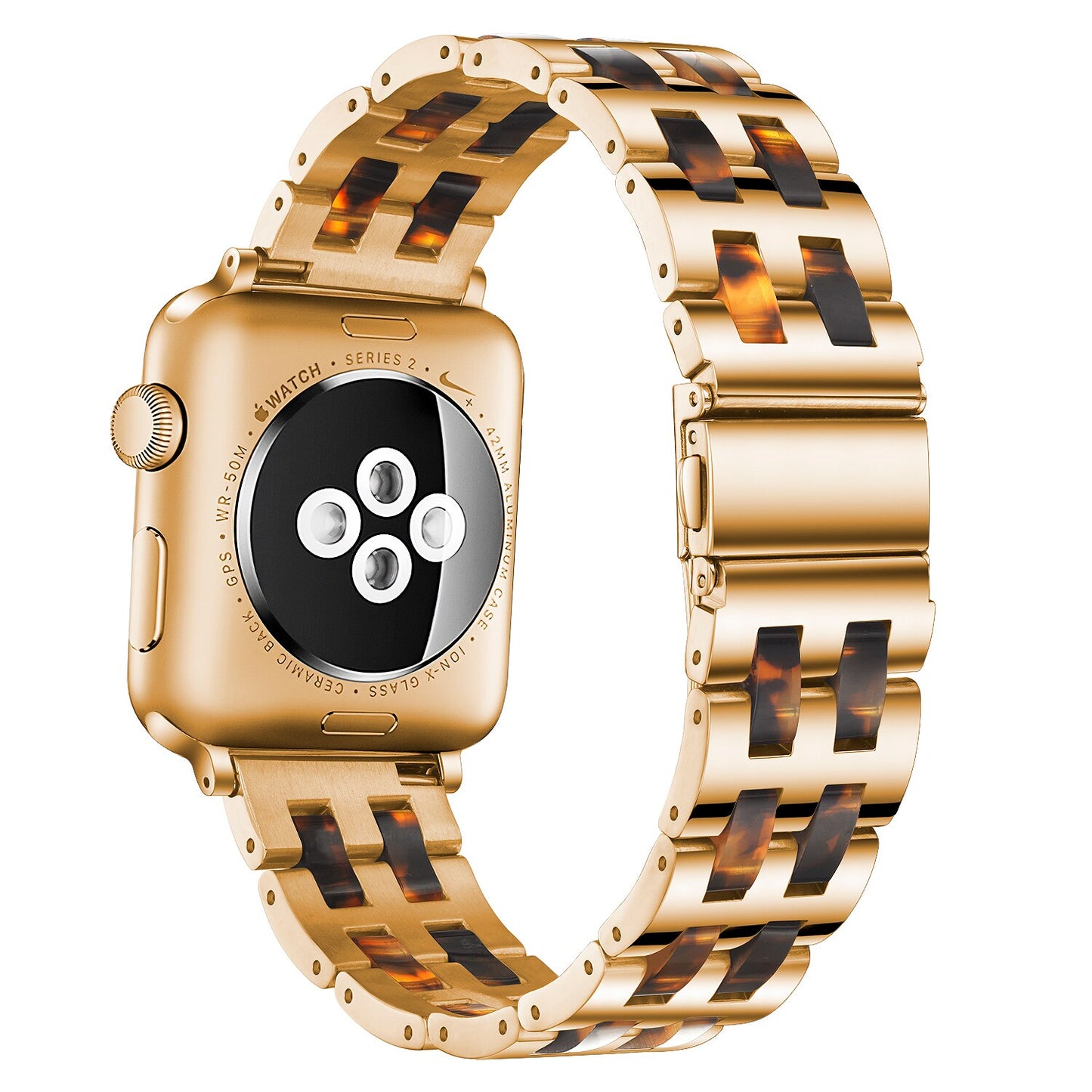 Resin & Stainless Steel Apple Watch Band