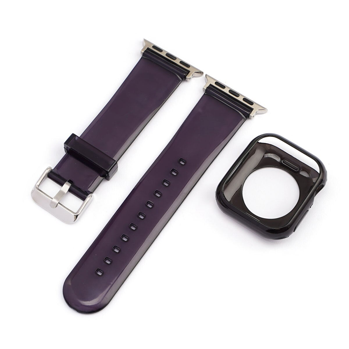 Silicone Apple Watch Band + Case