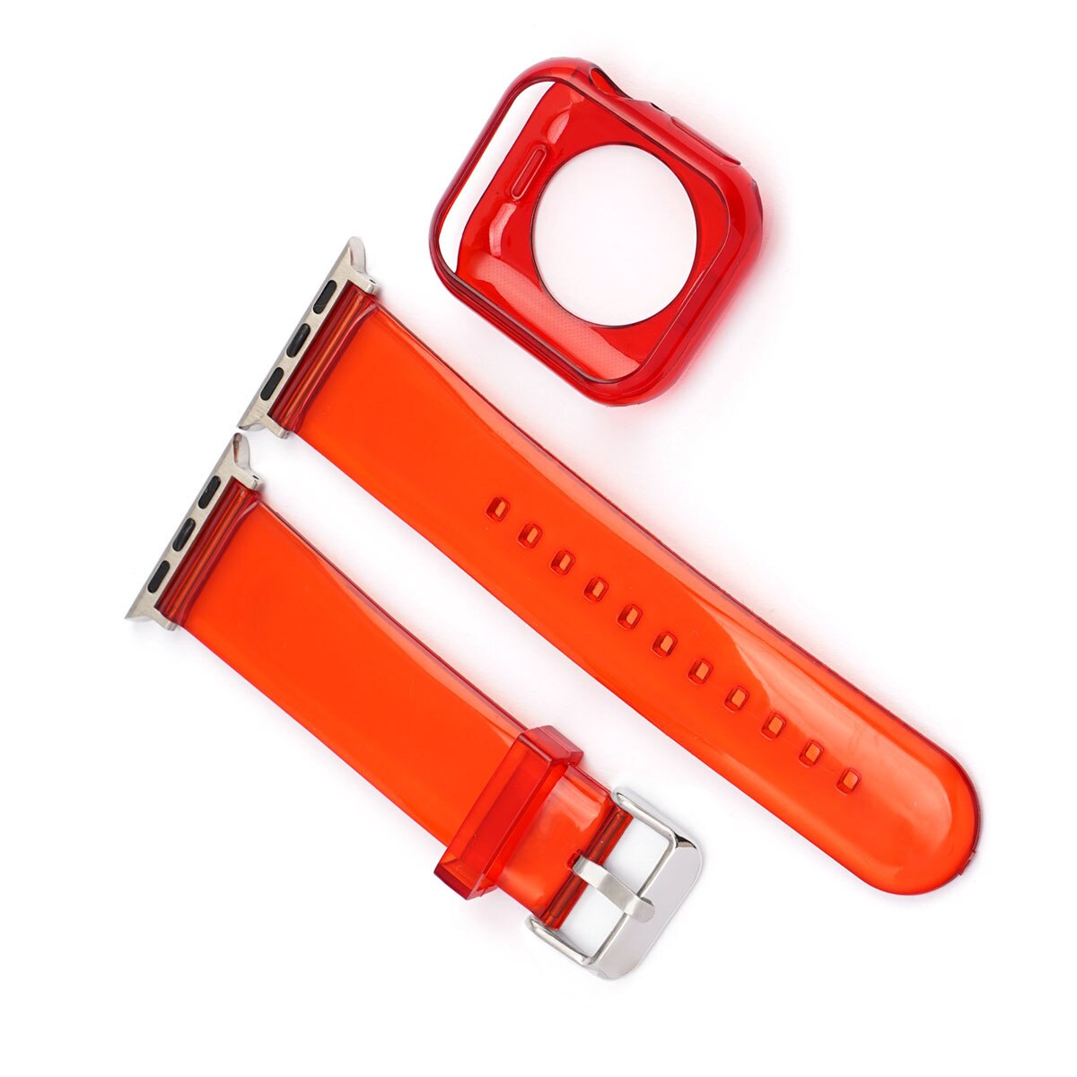 Silicone Apple Watch Band + Case
