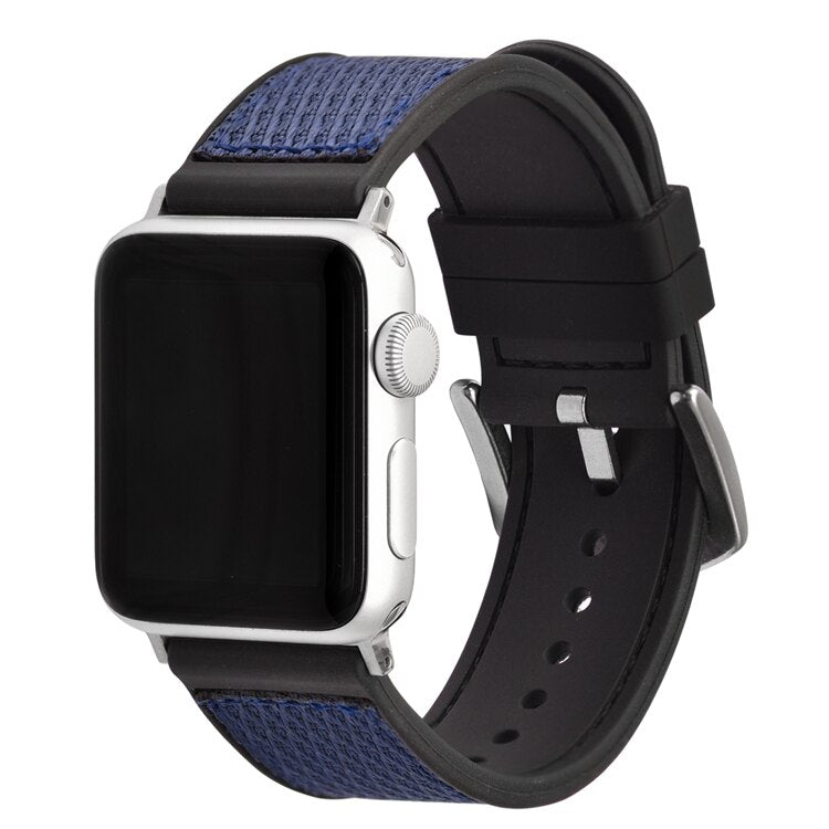 Silicone + Nylon Apple Watch Band