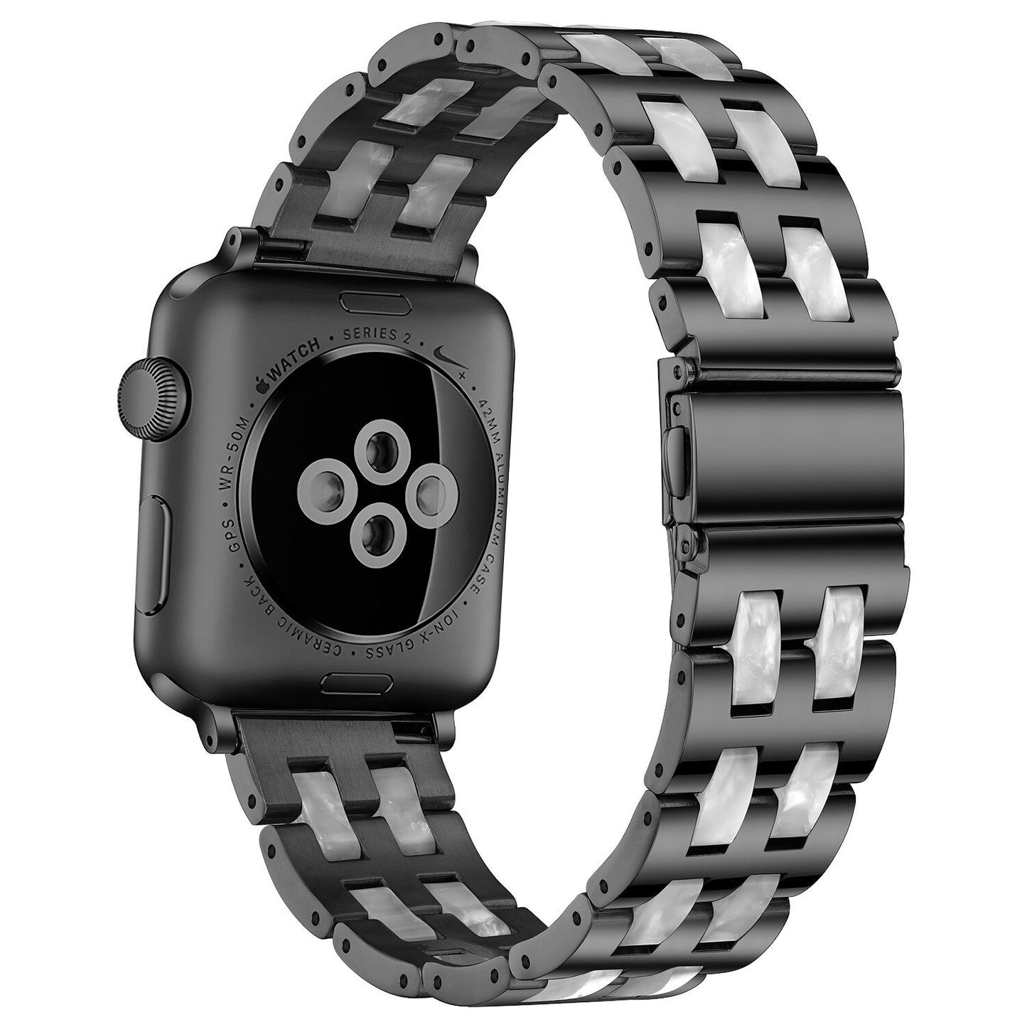 Resin & Stainless Steel Apple Watch Band