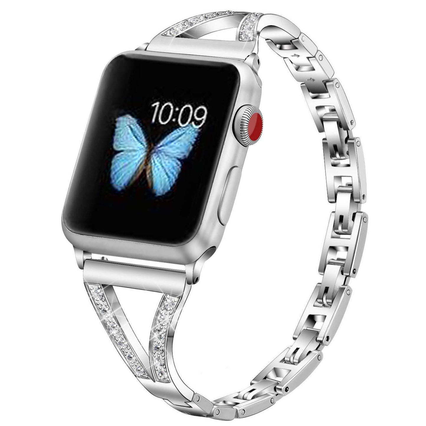 Diamond - Steel Apple Watch Band