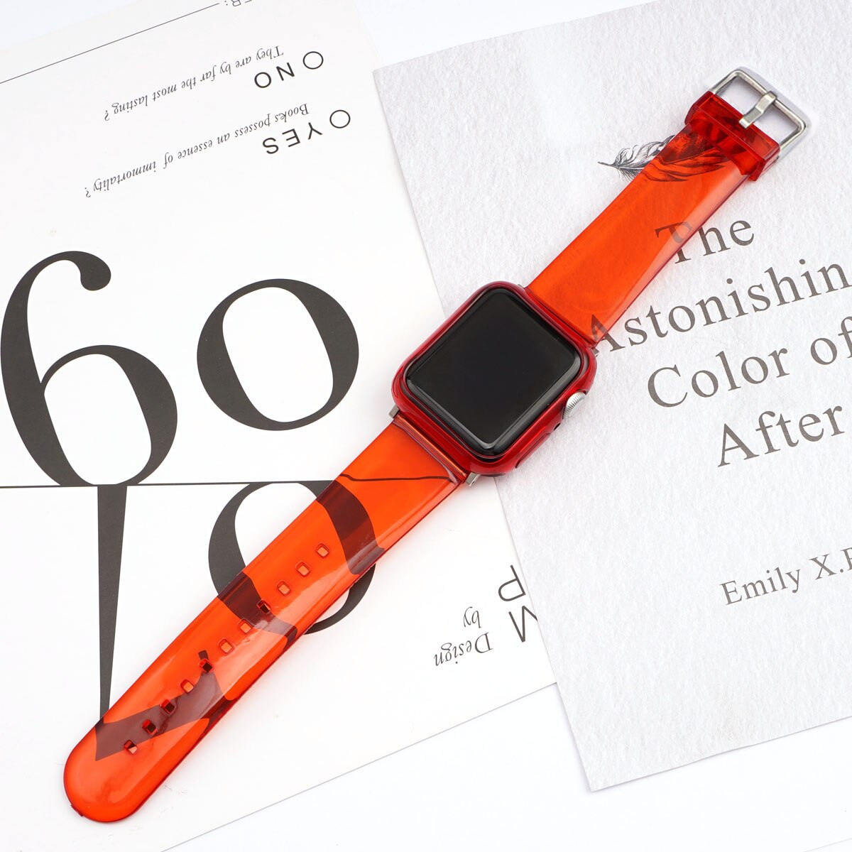 Silicone Apple Watch Band + Case