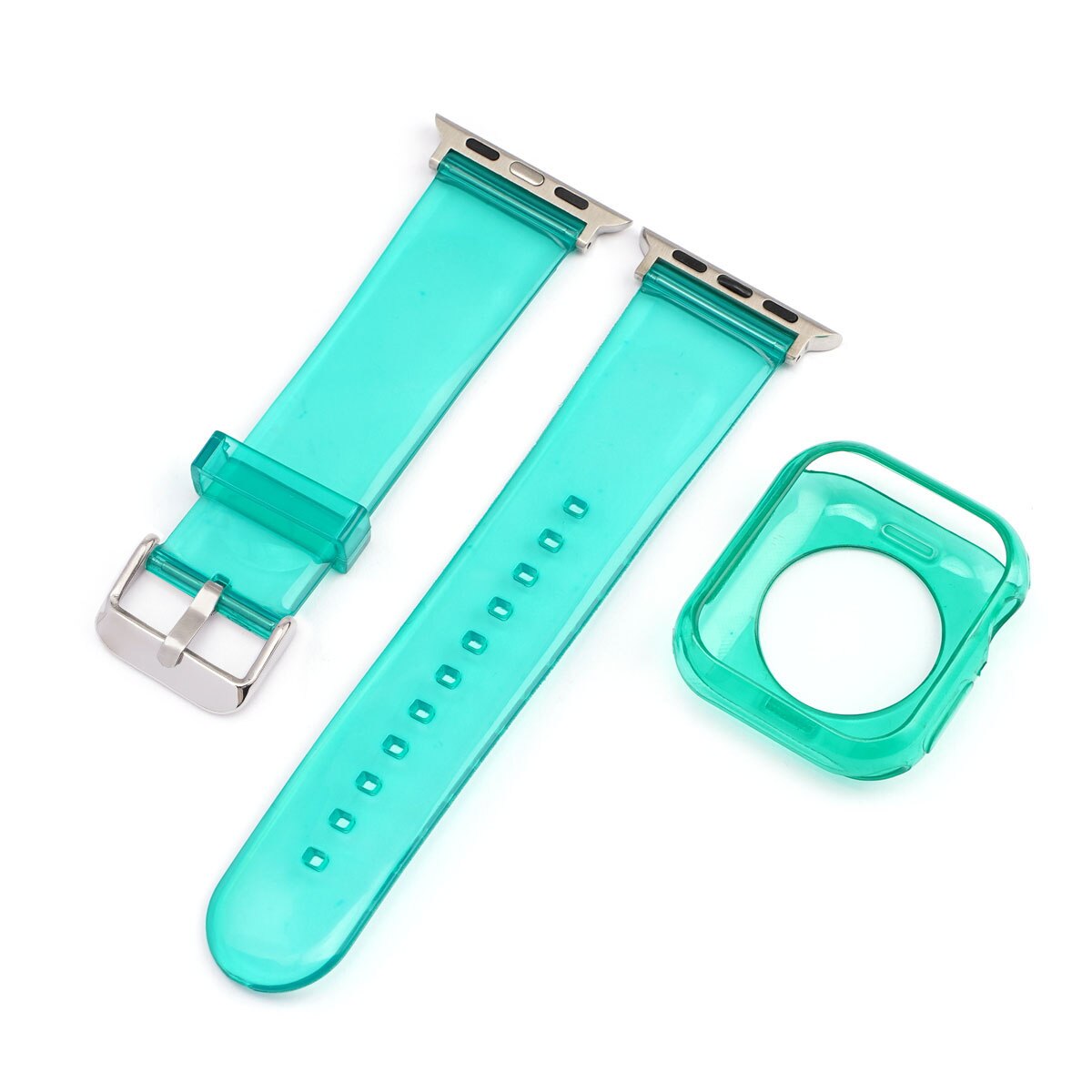 Silicone Apple Watch Band + Case