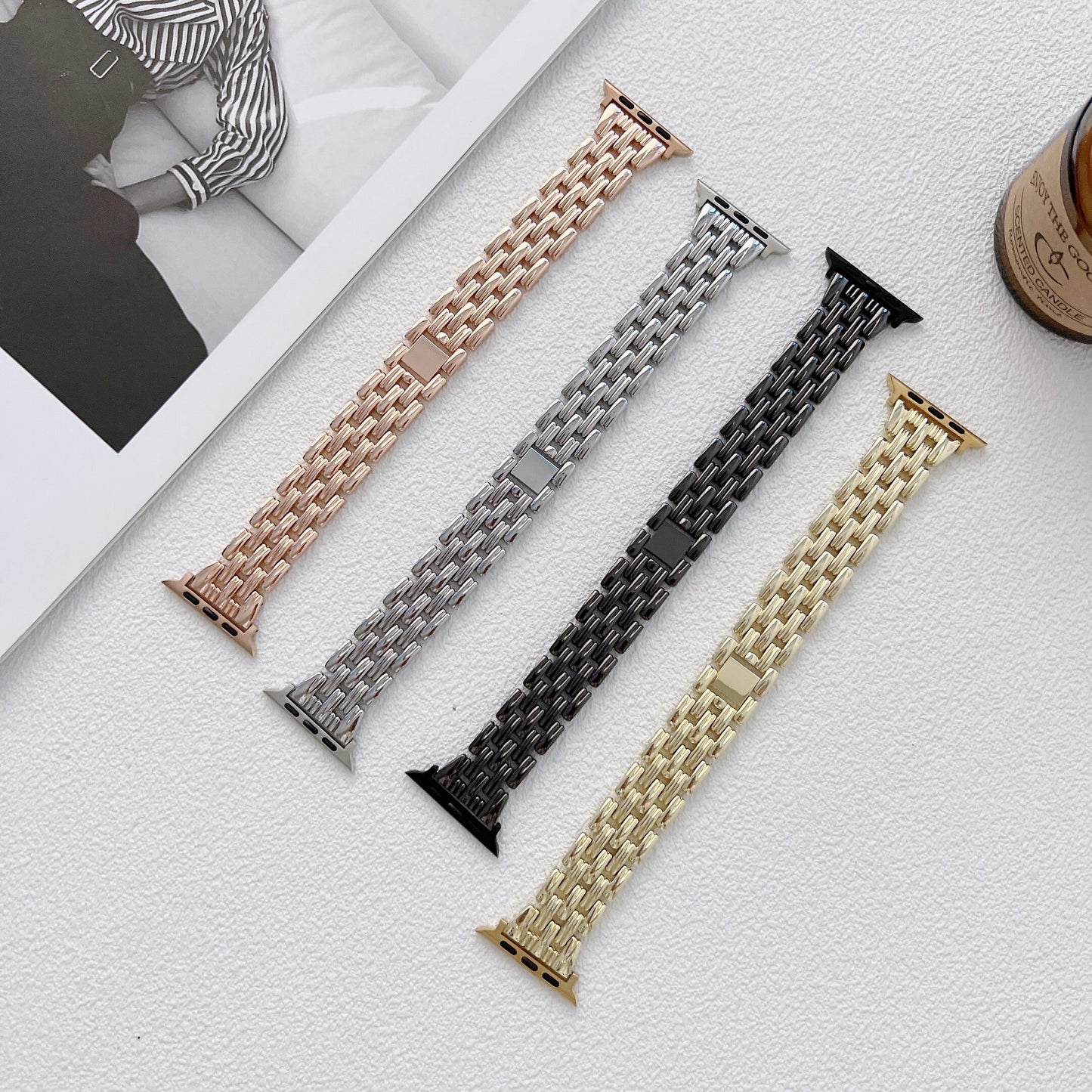 Apple Watch Steel Luxury Diamond strap