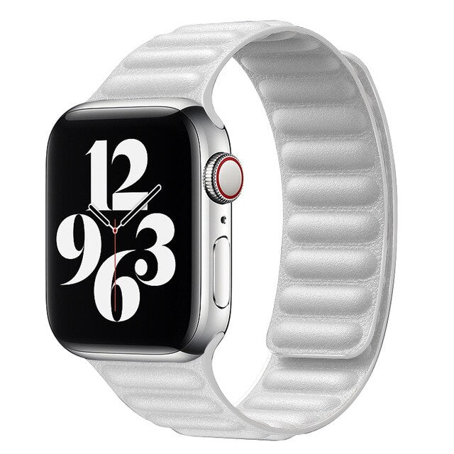 Strap for Apple Watch Leather Loop Watchband Bands