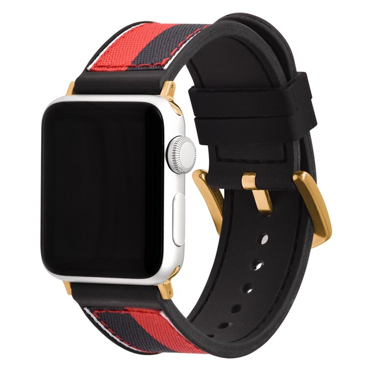 Silicone + Nylon Apple Watch Band