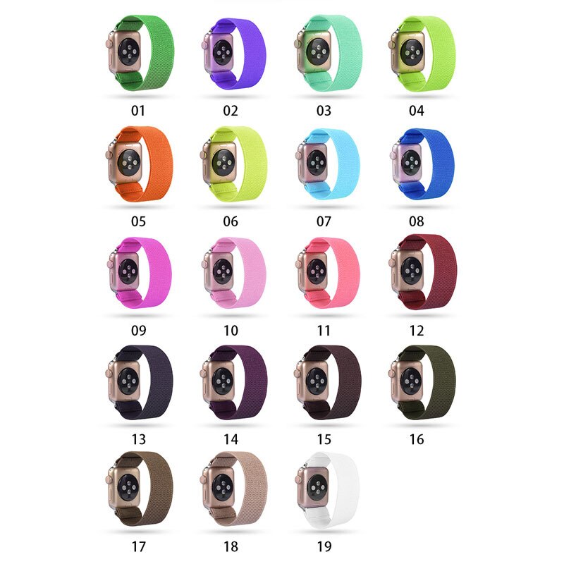 Scrunchie Elastic Apple Watch Strap