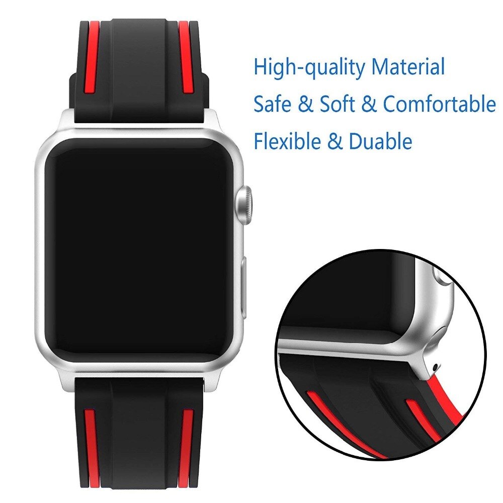 Sport Soft Silicone Strap For Apple Watch
