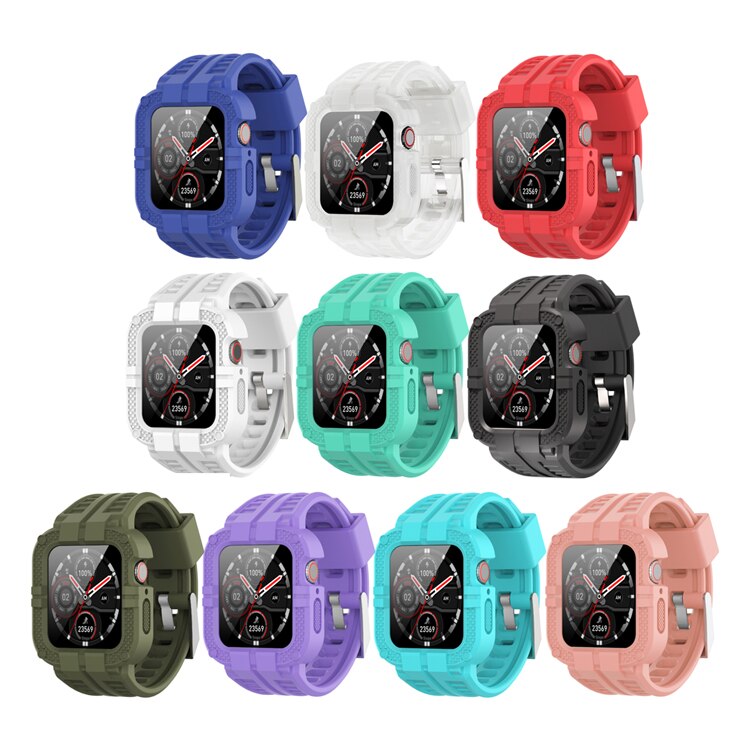 Silicone Apple Strap+Case