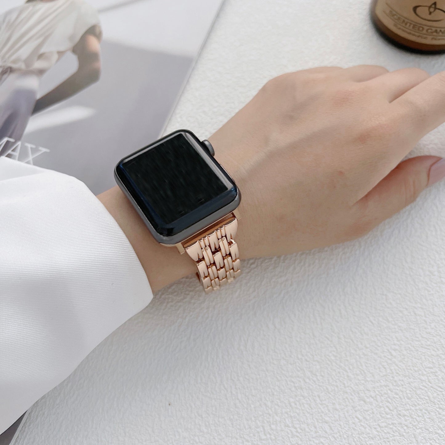 Apple Watch Steel Luxury Diamond strap