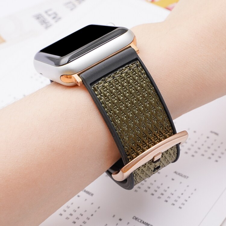 Silicone + Nylon Apple Watch Band