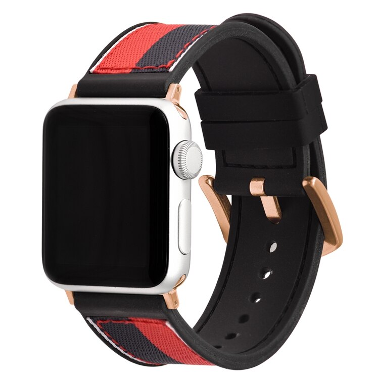 Silicone + Nylon Apple Watch Band