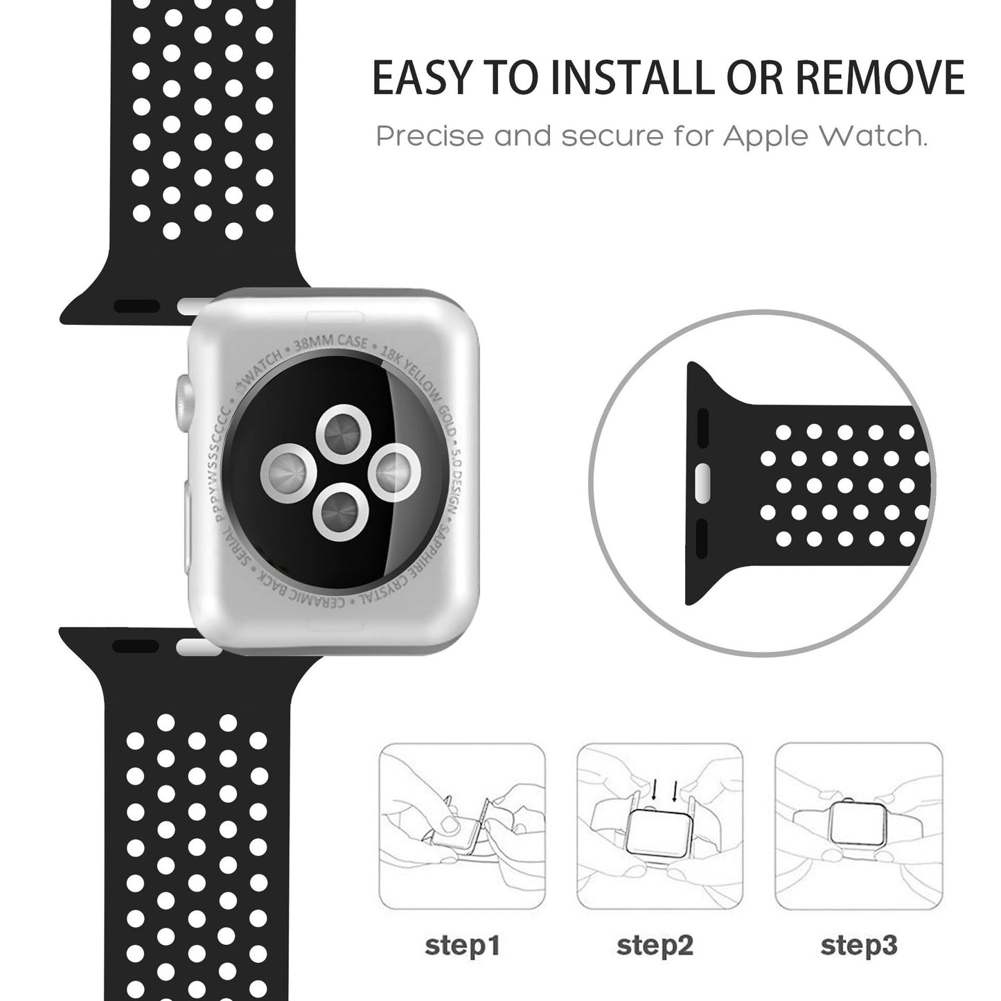 Silicone Apple Watch Band