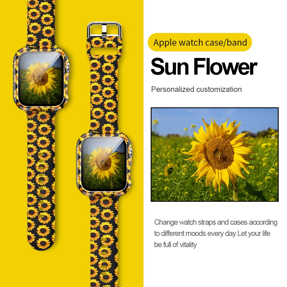 Strap with case for Apple Watch Band