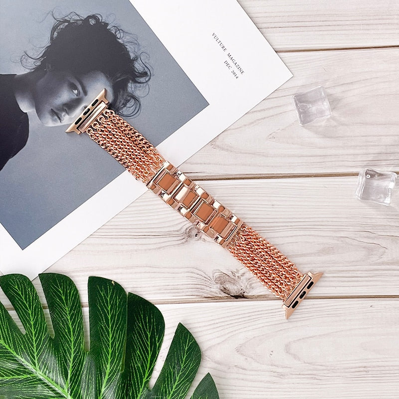 Stainless Steel Chain Apple Watch Strap