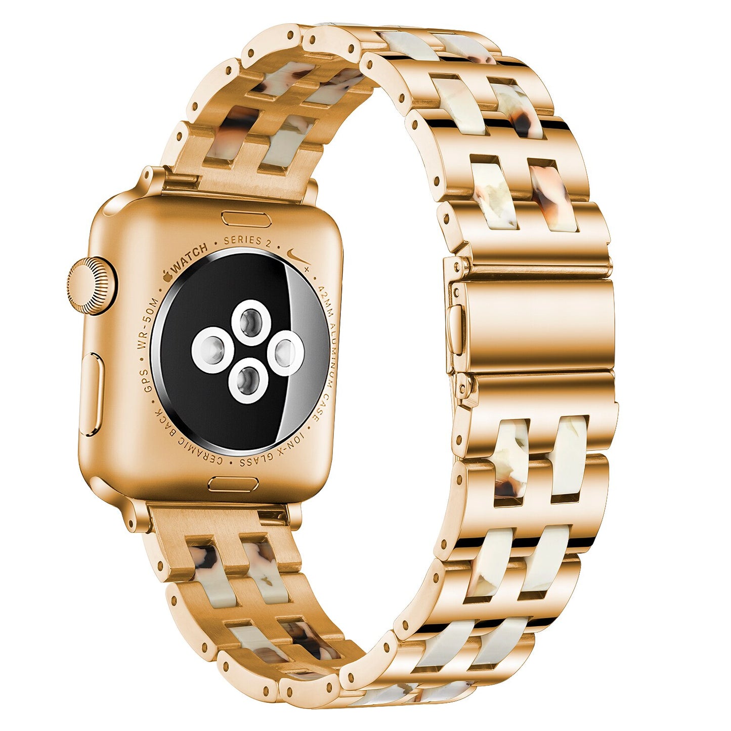 Resin & Stainless Steel Apple Watch Band