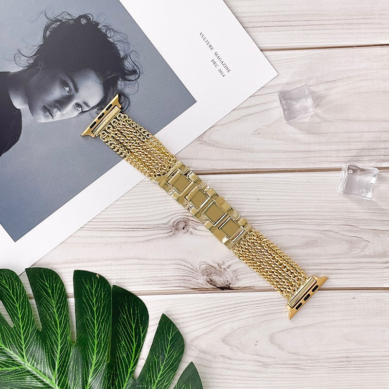 Stainless Steel Chain Apple Watch Strap