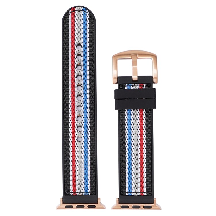 Silicone + Nylon Apple Watch Band
