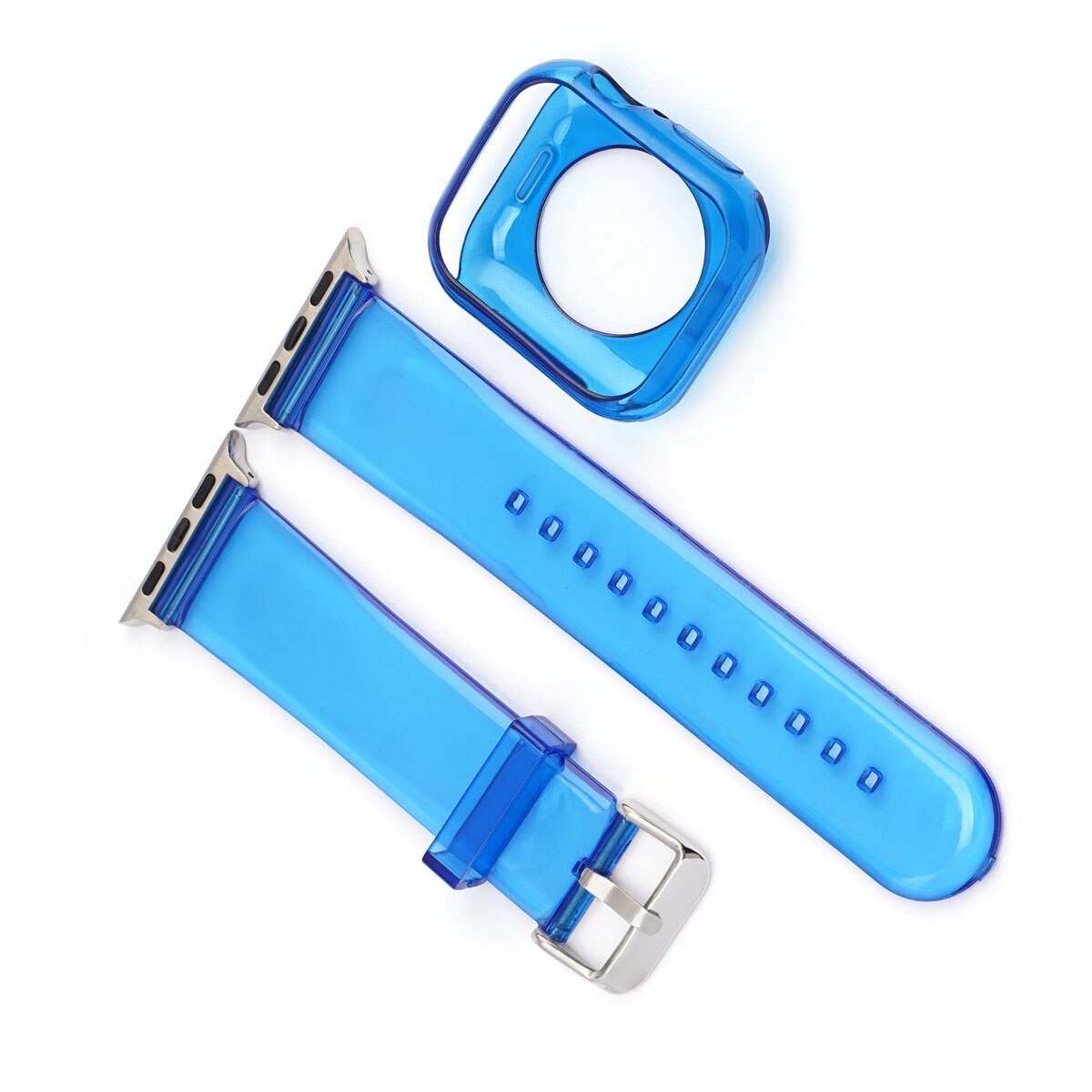 Silicone Apple Watch Band + Case
