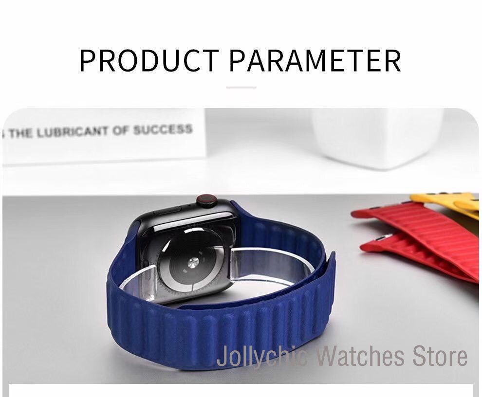 Strap for Apple Watch Leather Loop Watchband Bands