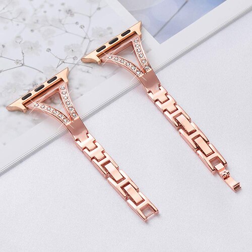 Diamond - Steel Apple Watch Band