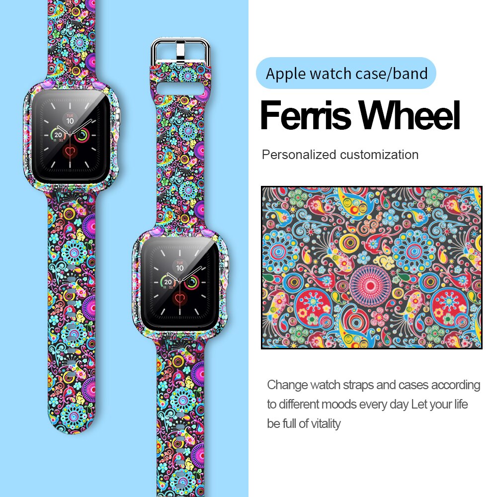 Strap with case for Apple Watch Band