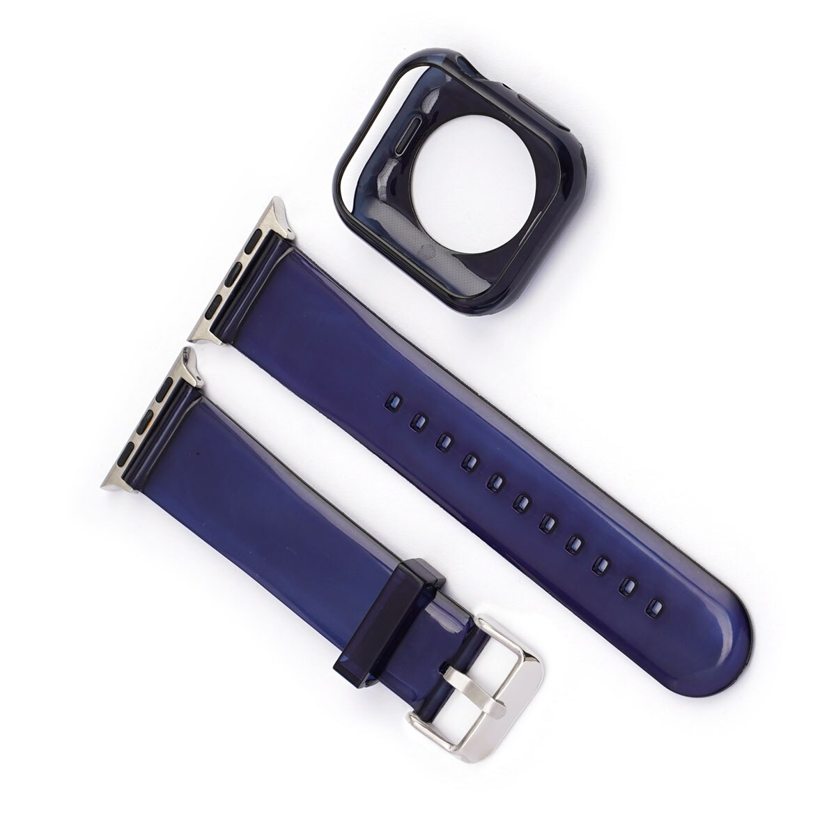 Silicone Apple Watch Band + Case