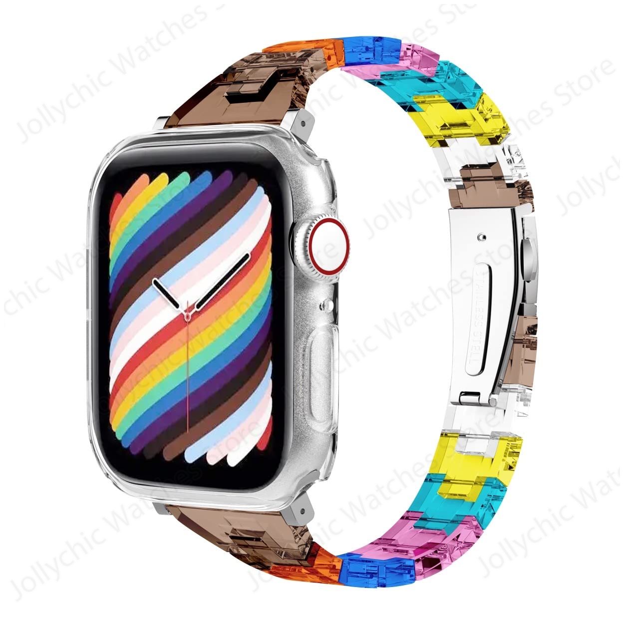 Slim Resin Watch Strap For apple Watch Band