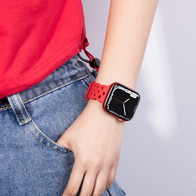 Silicone Strap Apple Watch Band