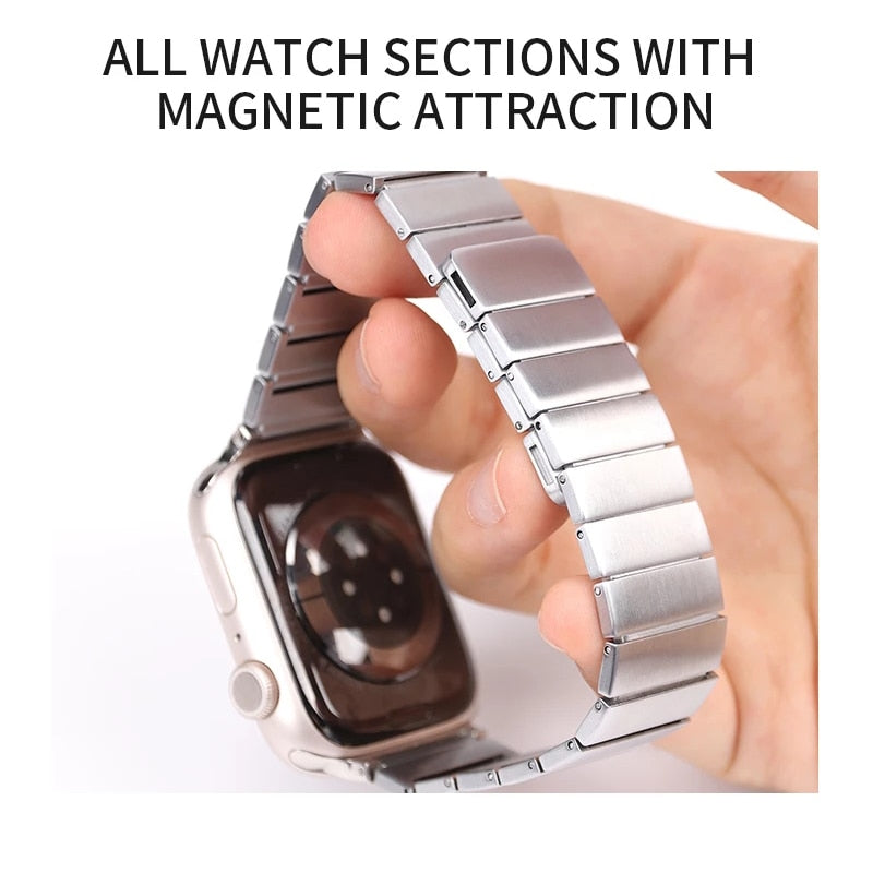 Magnetic Loop Stainless steel Apple Watch Bracelet