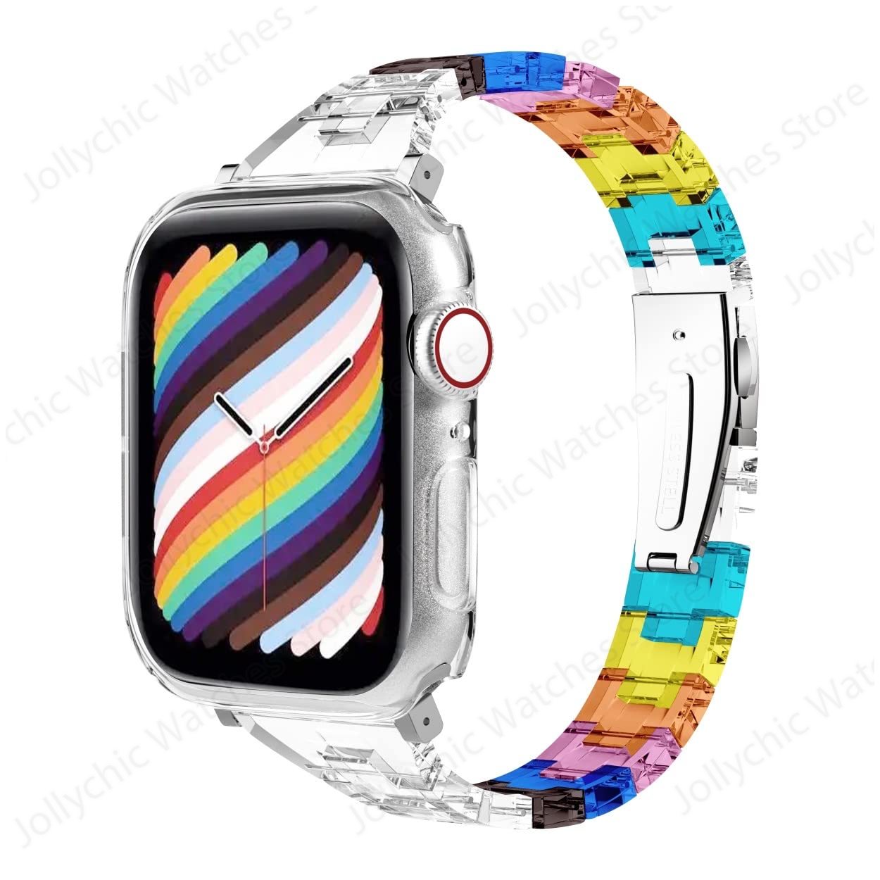Slim Resin Watch Strap For apple Watch Band
