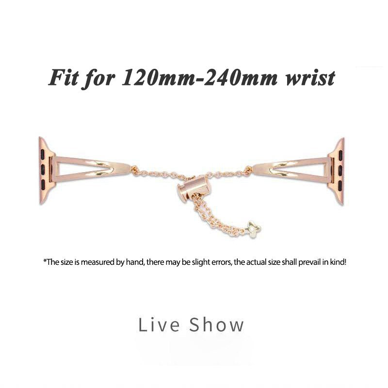 Luxury Diamond Stainless Steel Bracelet/Strap