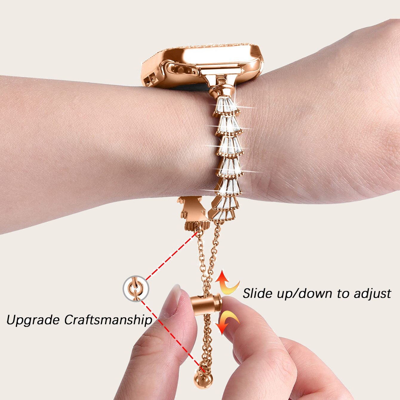 Apple Watch Luxury Stainless Jewelry Bracelet