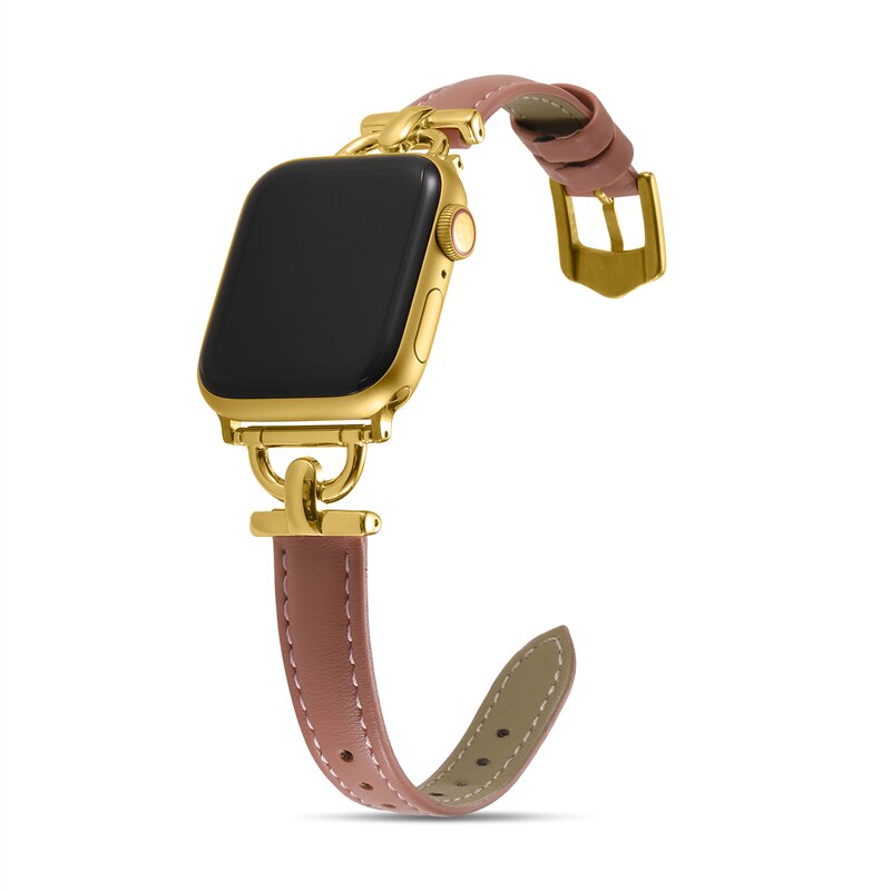 Apple Watch Leather Slim Strap