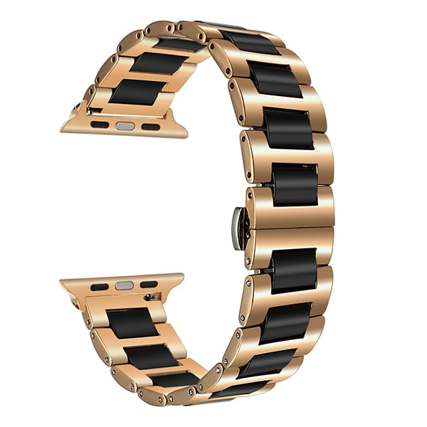 Ceramics+Stainless Steel Apple Watch Strap