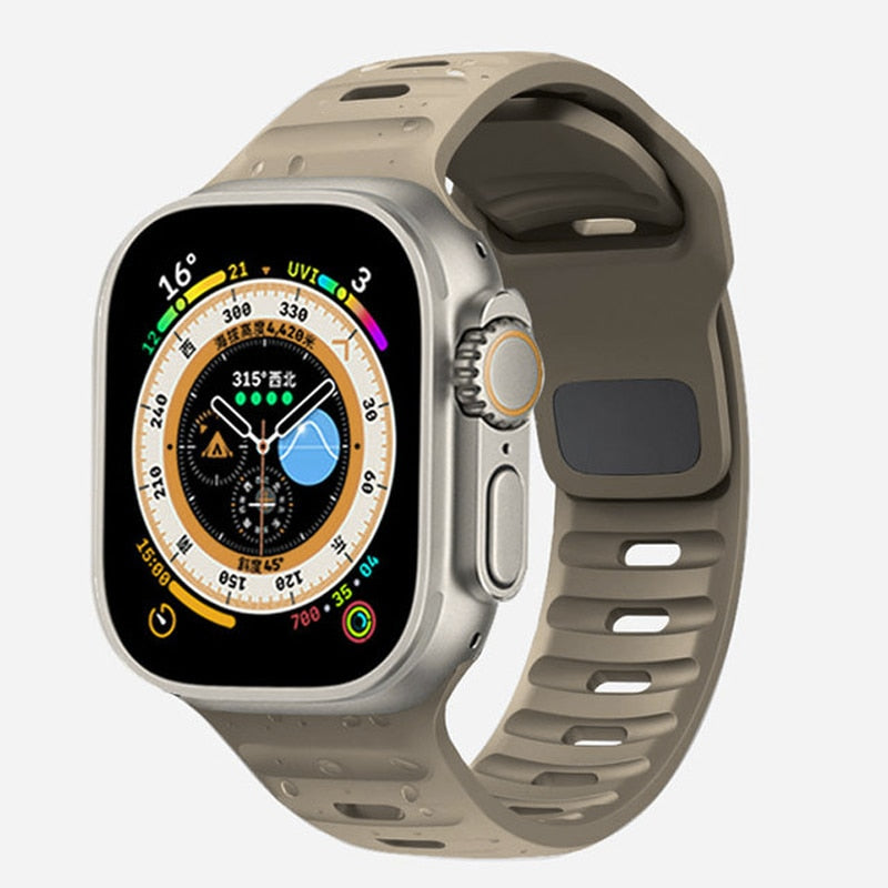 Silicone Sport Apple Watch Band