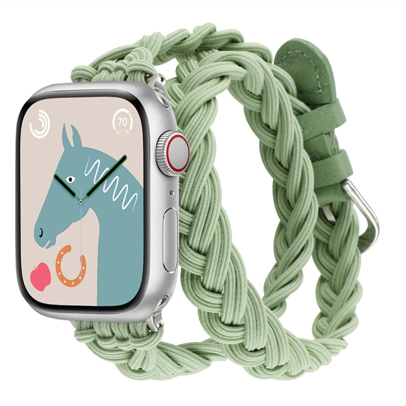 Double Wrap Nylon Apple Watch Strap