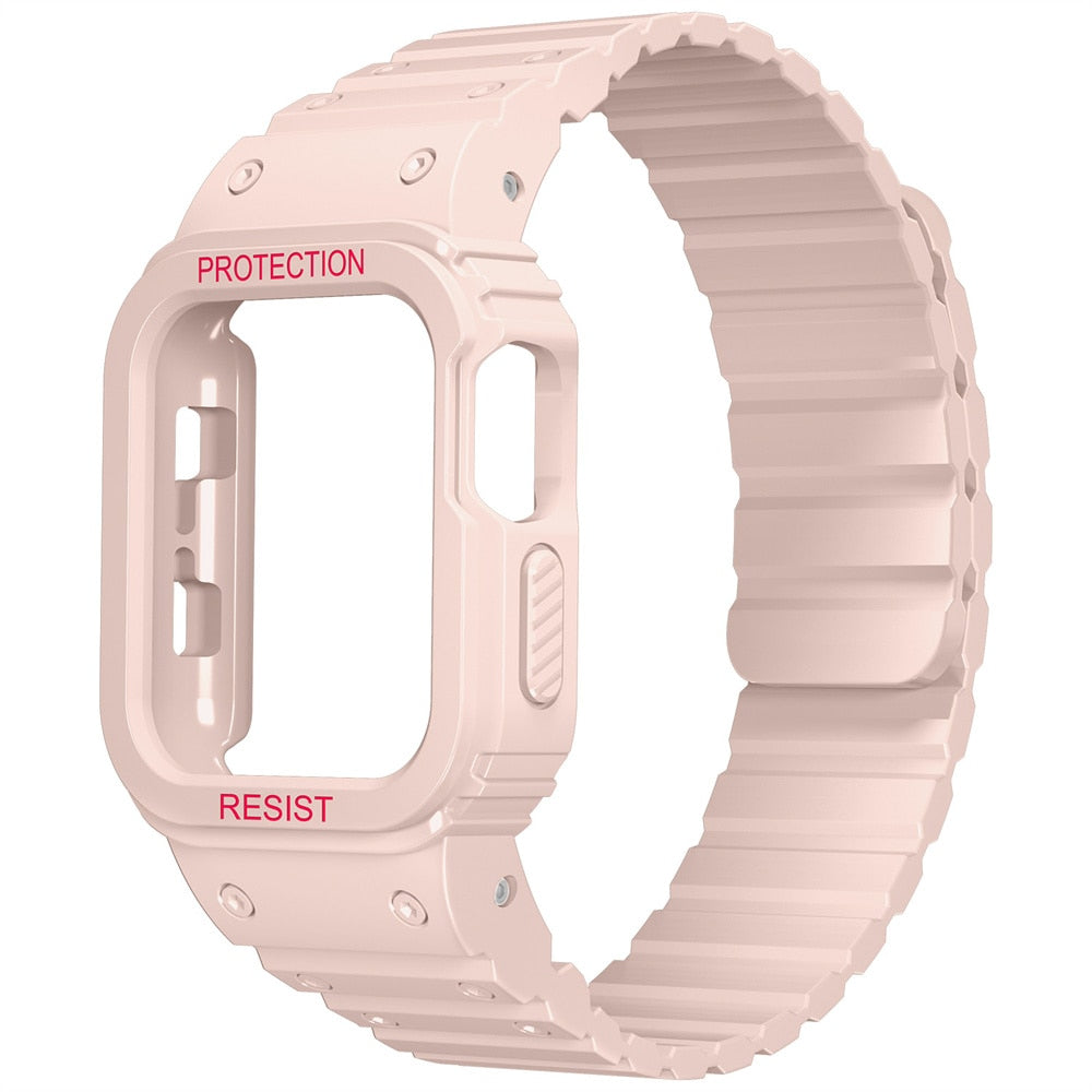 Magnetic Apple Watch Band + Case