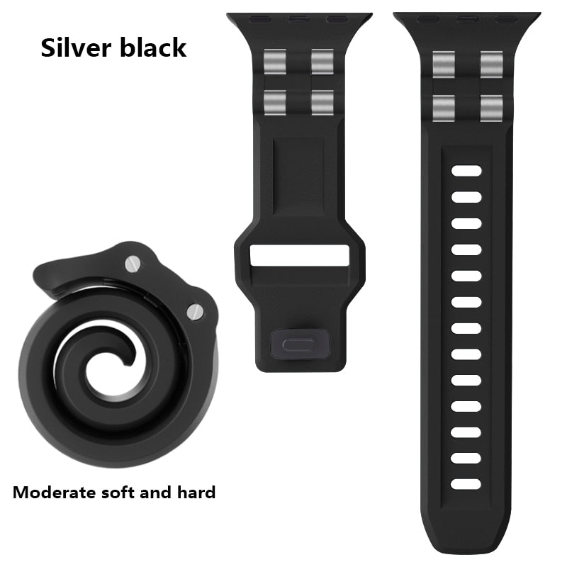 Fluorine Rubber Apple Watch Strap
