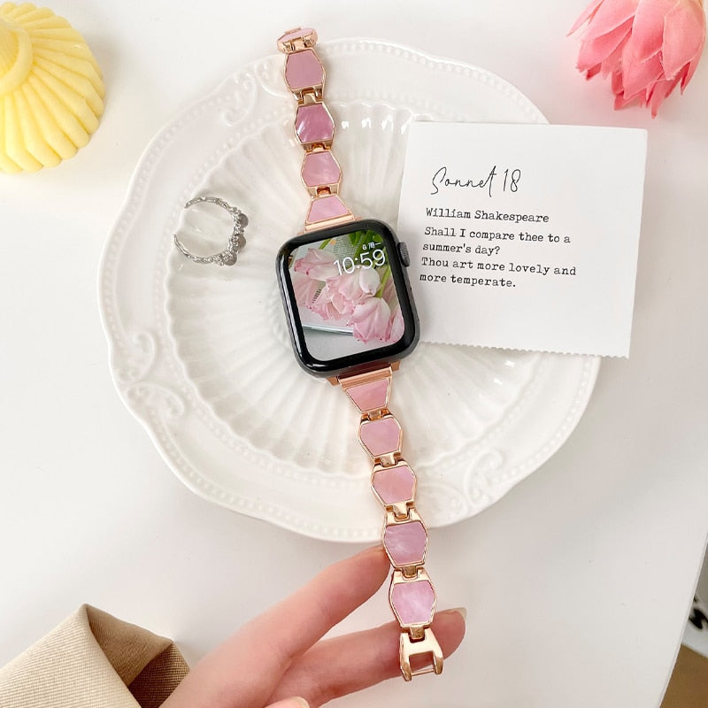 Shell Matel Apple Watch Strap