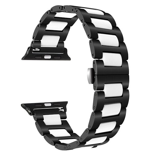 Ceramics+Stainless Steel Apple Watch Strap