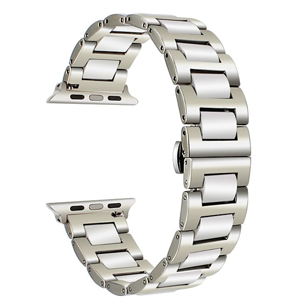 Ceramics+Stainless Steel Apple Watch Strap
