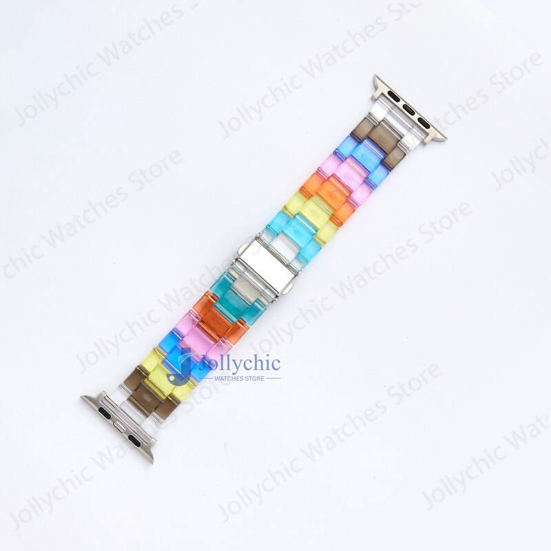 Slim Resin Watch Strap For apple Watch Band