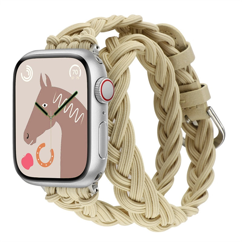 Double Wrap Nylon Apple Watch Strap