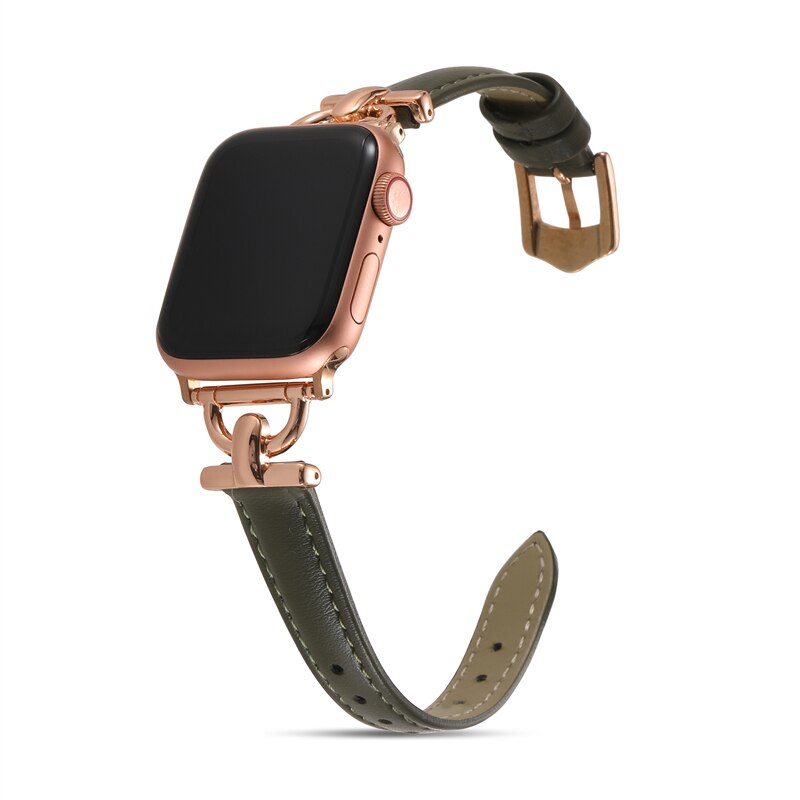 Apple Watch Leather Slim Strap