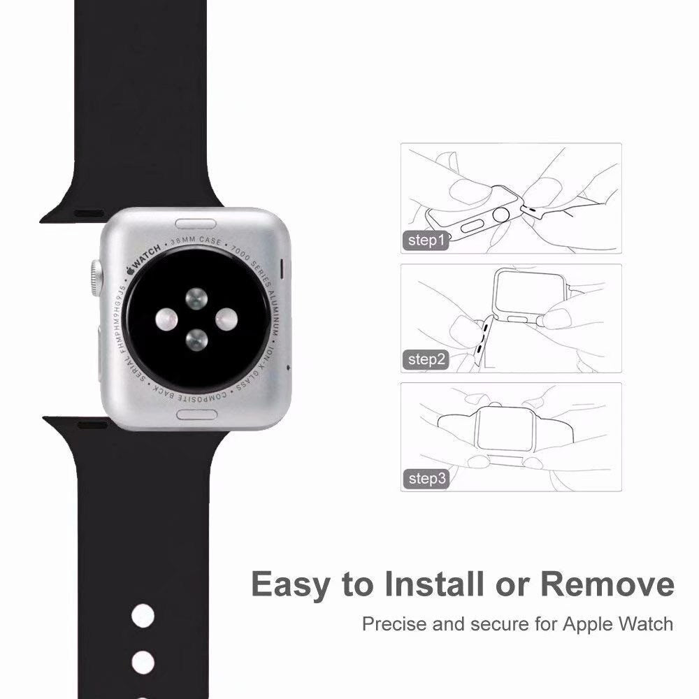 Sport Soft Silicone Strap For Apple Watch Band/Strap
